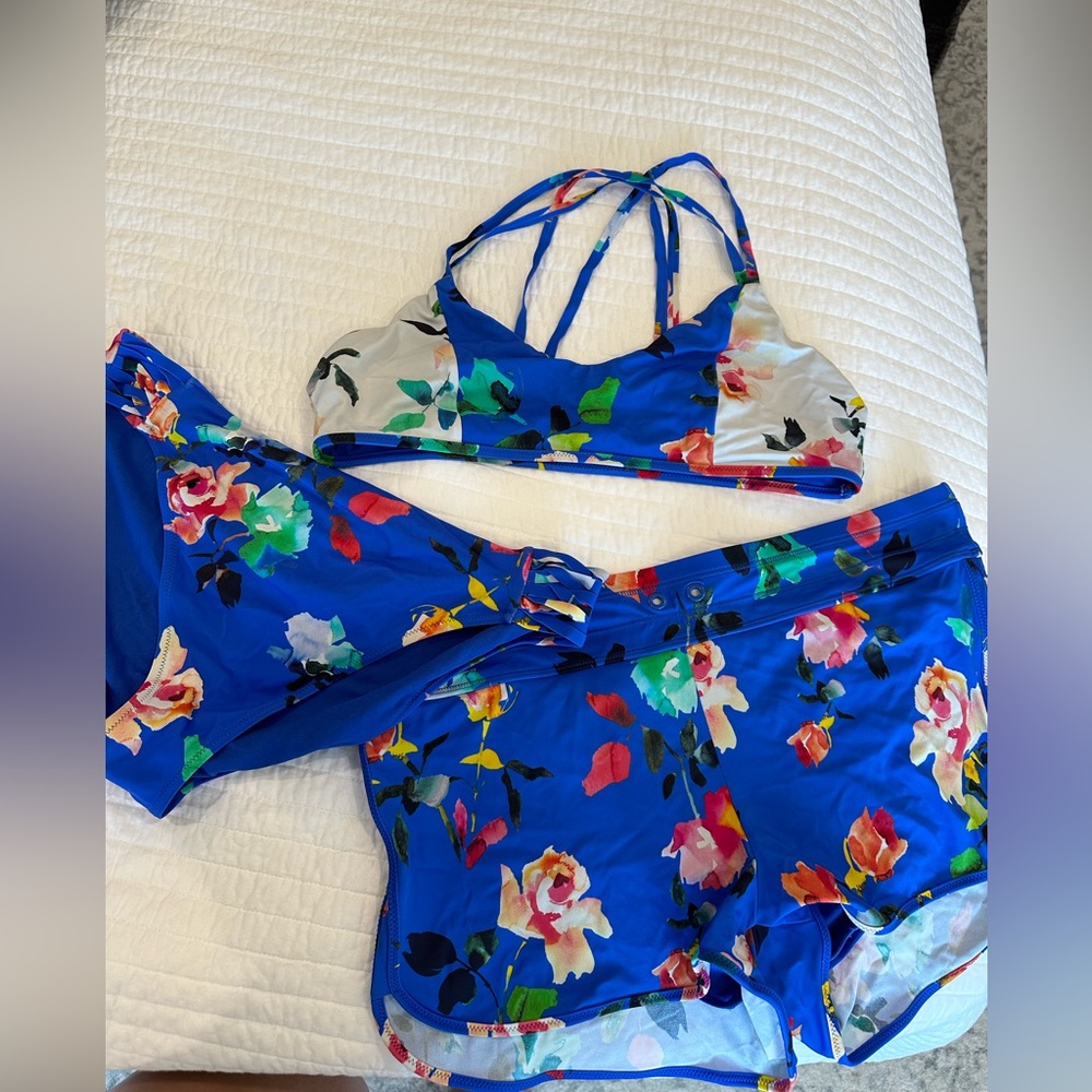 ATHLETA 3 piece swim set